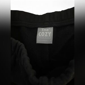 TNA Cozy Fleece Sweat Shorts - Black